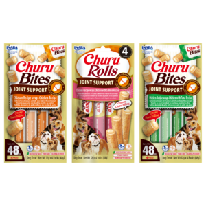 CHURU BITES / ROLLS JOINT SUPPORT FUNKČNÉ MAŠKRTY NA PODPORU KĹBOV PRE PSOV