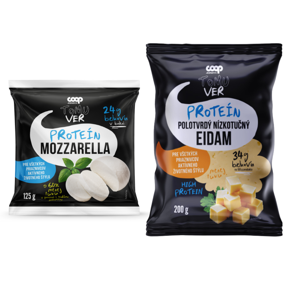 COOP PROTEÍN MOZZARELLA A PROTEÍN EIDAM, TOMU VER