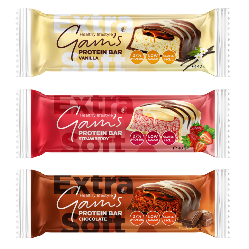 GAM’S PROTEÍNOVÉ EXTRASOFT TYČINKY