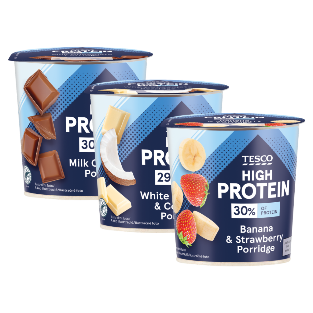 TESCO HIGH PROTEIN INSTATNÉ OVSENÉ KAŠE